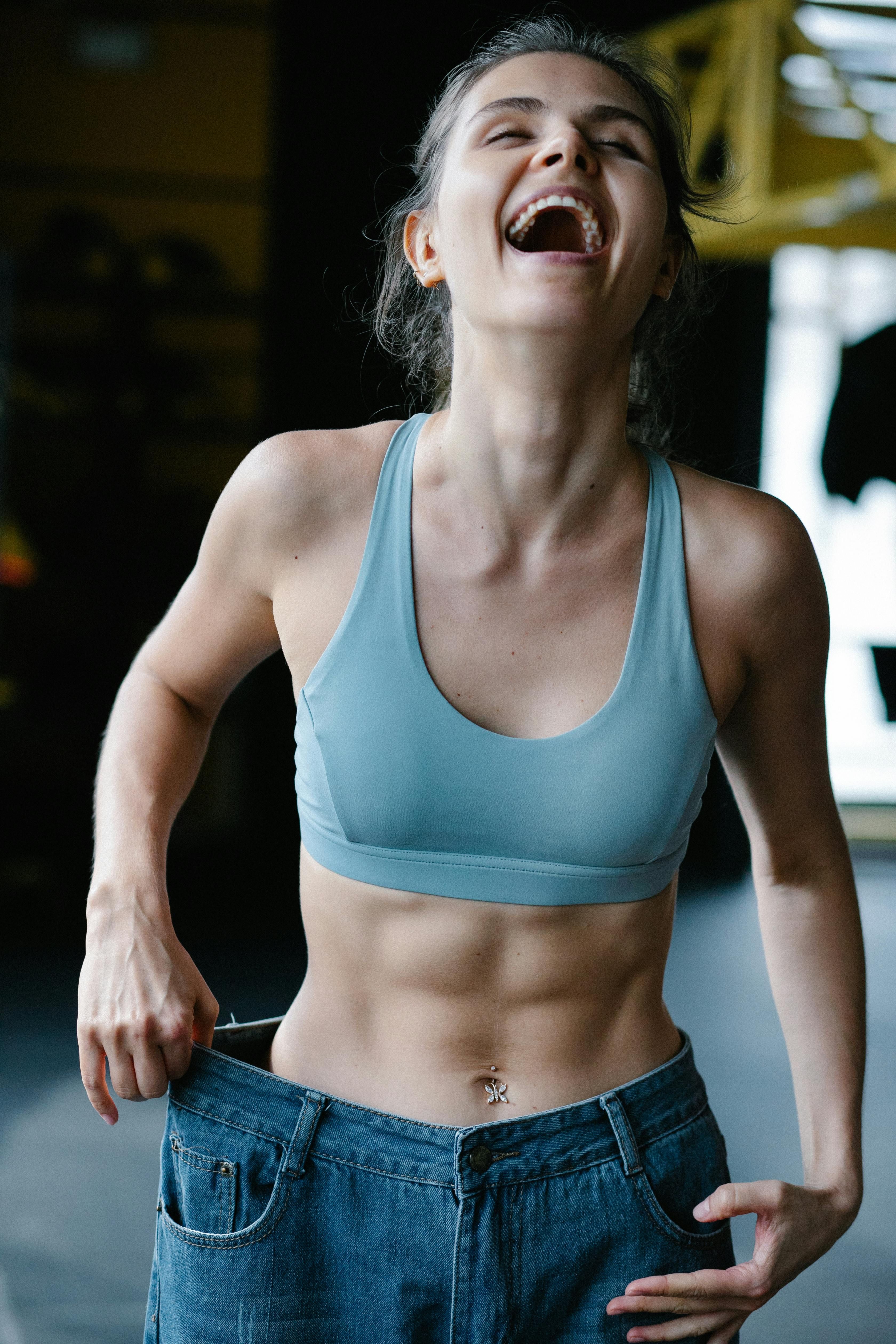 Woman after weight loss